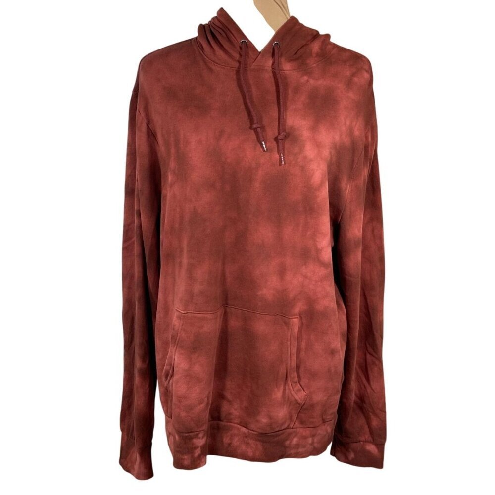Old Navy Hoodie Sweatshirt Women Rust  Size L Large Long Sleeve